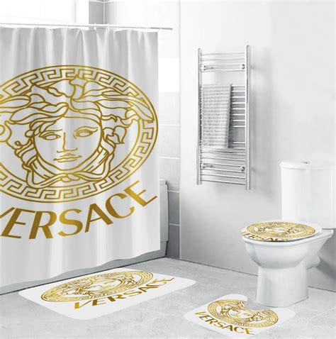 versace badelatschen|versace bath linen set.